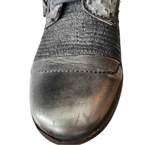 Clocharme Black Leather Ankle Boots - Picture 11 of 15